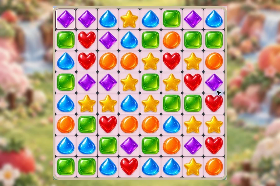 KiraZone Sweetweave match-three gameplay